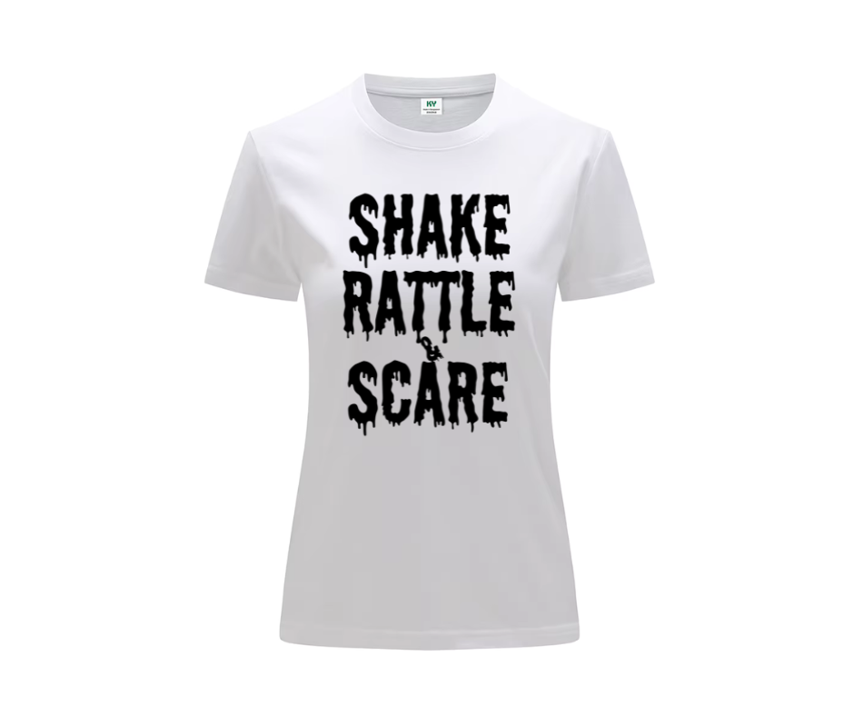 Holloween T-Shirts Shake Rattle & Scare